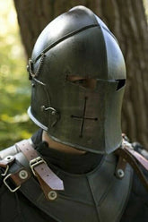 Medieval Barbute Great Knight Templar Sca Larp Crusader Helmet